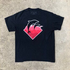 Pink + Dolphin Graphic Tee
